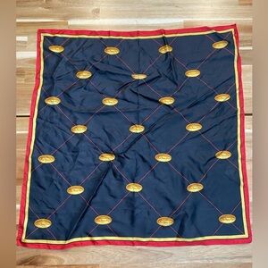 Talbots - Talbots Branded Navy Neck Scarf